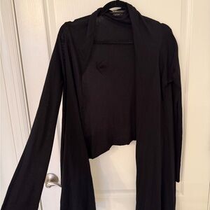 Black BCBG cashmere Cardigan